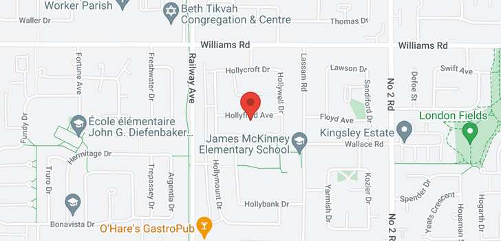 map of 5200 HOLLYFIELD AVENUE